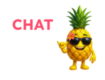 Piney, the ALOHA GO KART mascot